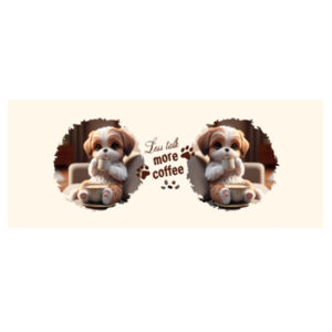 Shih Tzu Ceramic Coffee Mug: 11oz Dog Parent Cup with Original Australian Artwork Design