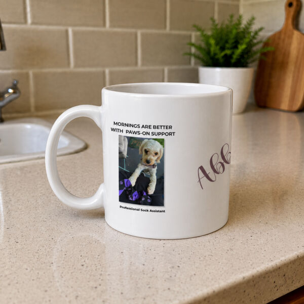 Personalised Dog Photo Mug: Custom Name and Funny Job Title Thumbnail